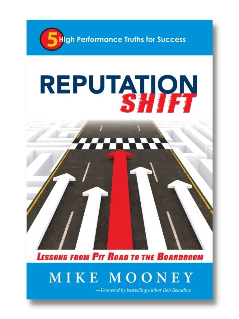 reputation shift book cover, from Mike Mooney